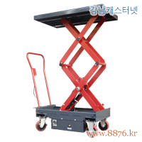 테이블리프트 2단 DC전동 상판확장 개조