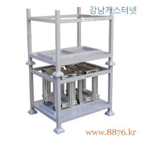 스태킹 랙[stacking rack; 적층대] 600kg용 회색(명판 부착)