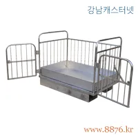 바스켓카트 SUS 300kg용(바퀴 대신 포크 가이드)