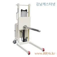 봉스태커 1단 DC전동 150kg용(SUS봉 롤러 매입, 아이보리)