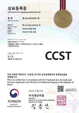 지식재산처 상표 등록결정서: CCST