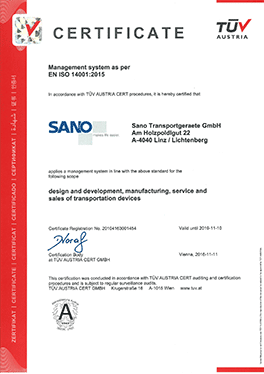 SANO ISO-14001