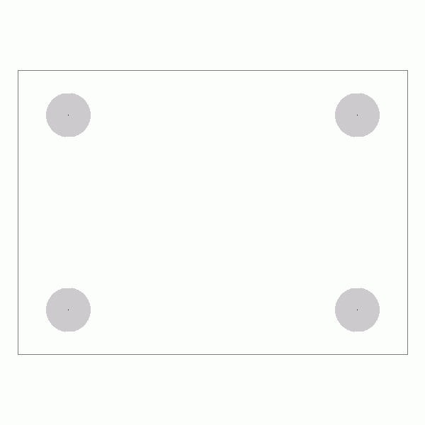 캐스터 밑판 규격