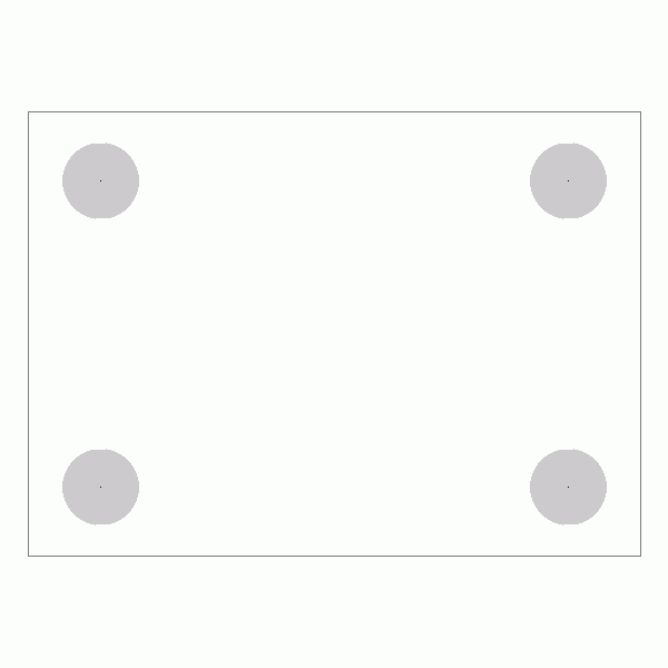 캐스터 밑판 규격