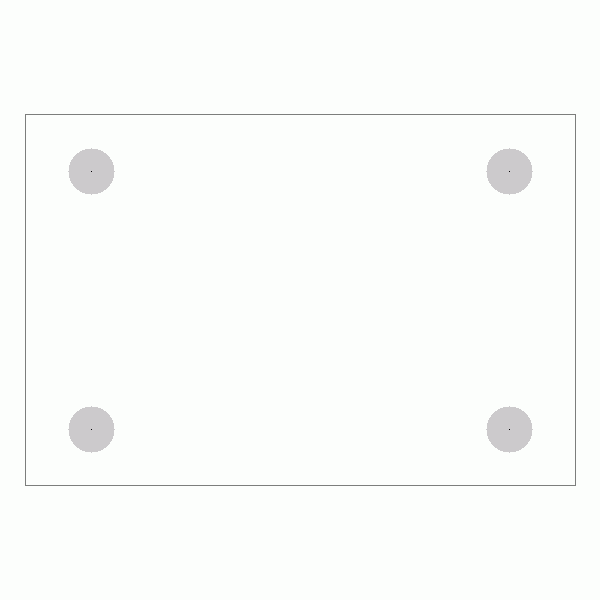 캐스터 밑판 규격