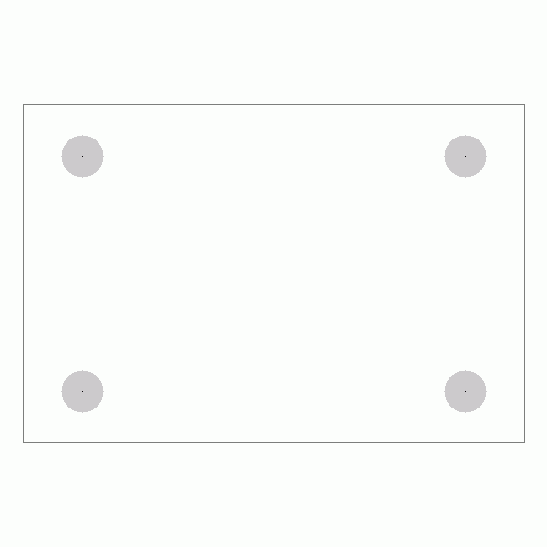 캐스터 밑판 규격