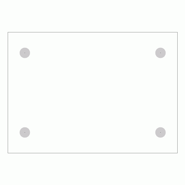 캐스터 밑판 규격