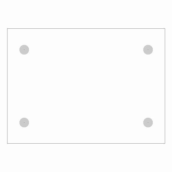 캐스터 밑판 규격