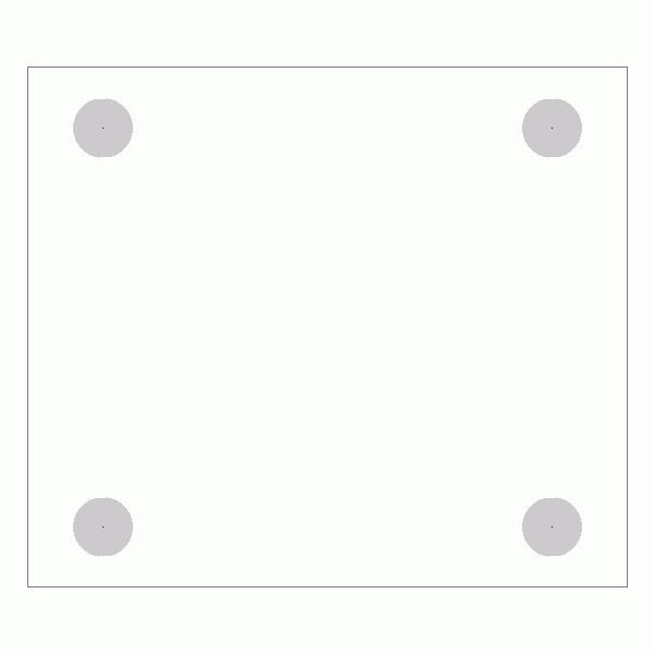 캐스터 밑판 규격