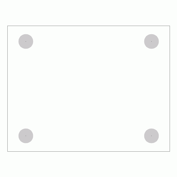 캐스터 밑판 규격