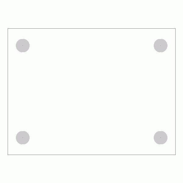 캐스터 밑판 규격