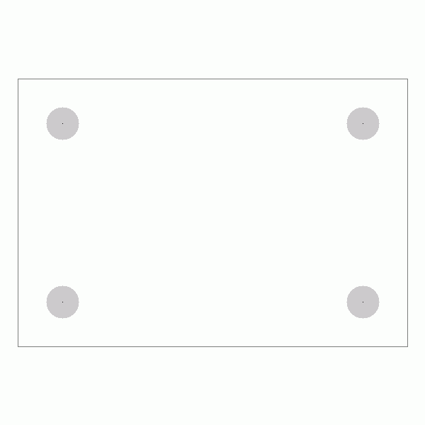 캐스터 밑판 규격