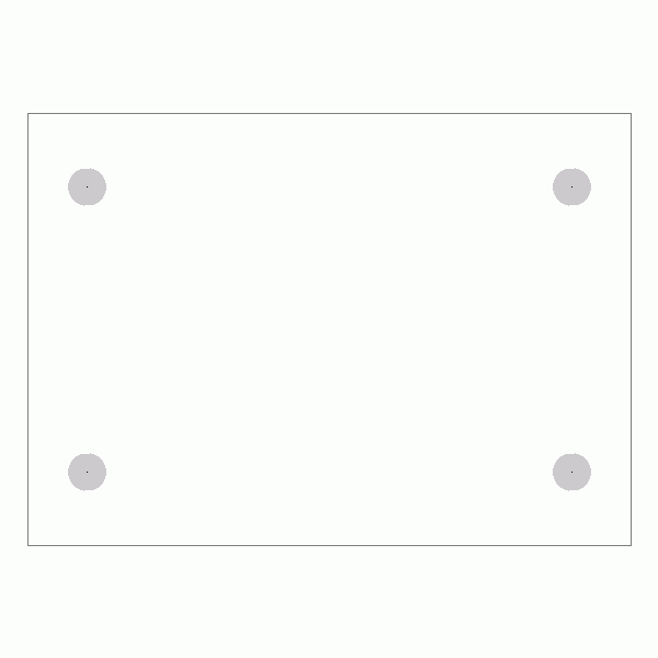 캐스터 밑판 규격