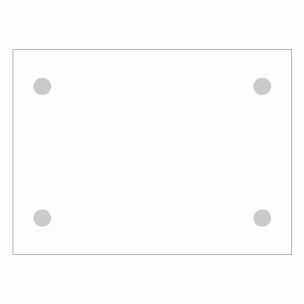 캐스터 밑판 규격