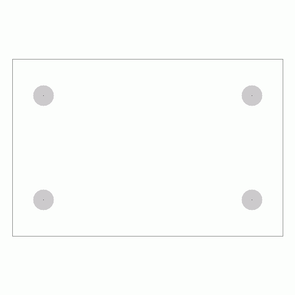 캐스터 밑판 규격