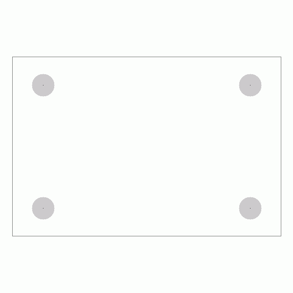 캐스터 밑판 규격