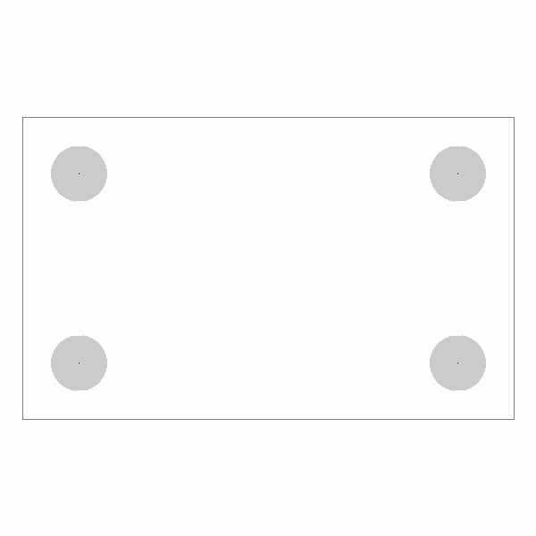 캐스터 밑판 규격