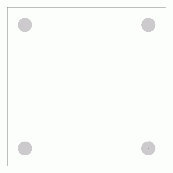 캐스터 밑판 규격