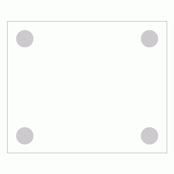 캐스터 밑판 규격