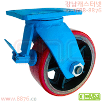 S-408; 단조 12˝ -100T 회전 우레탄 브레이크; JW-FC305-100T-S-BK