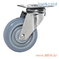 S-917; 경량SUS 4˝ 회전 우레탄(볼베어링); PBC-3141-S-PUB