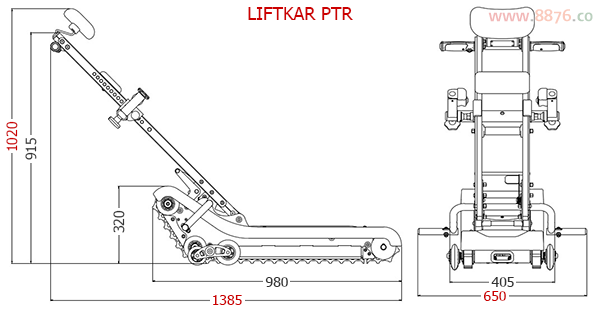 리프트카 PTR - 160규격 도면