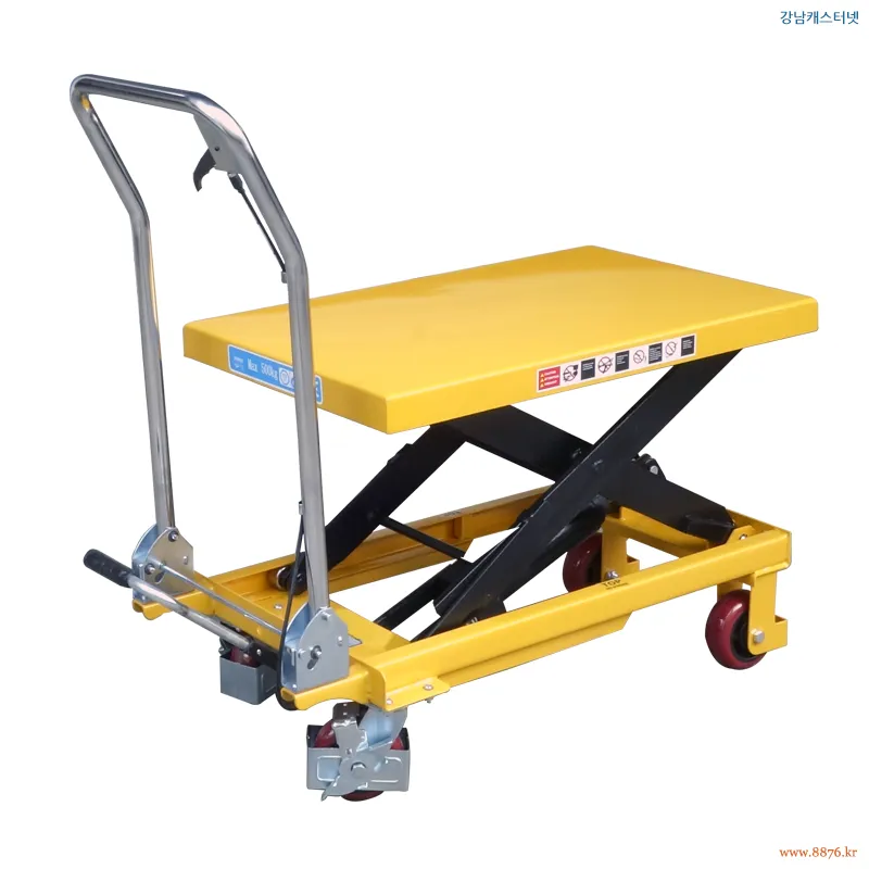 테이블리프트 이동식 족동 1단 500㎏용 D (C-491) 도면 2