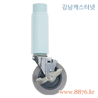 부속(YS카트) 바퀴 저소음 3인치 회전 브레이크 (C-2756)