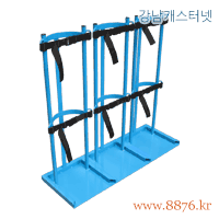 가스통 거치대 철제 일반 3구 (C-757)